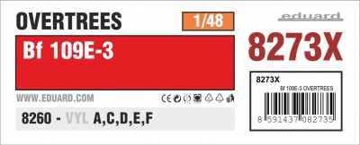 Bf 109E-3 OVERTREES 1/48 - Eduard