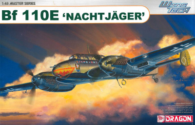 Bf110E Nachtjager (1:48) Model Kit 5566 - Dragon