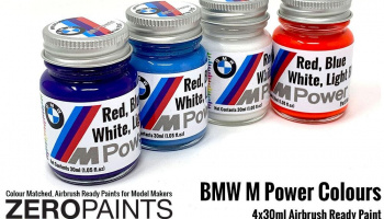 BMW M Power Colours - Paints 4x30ml - Zero Paints