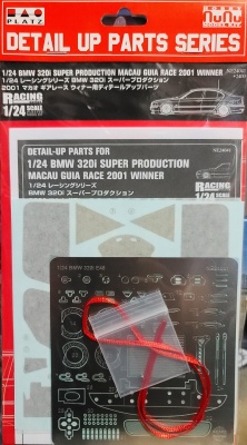 BMW 320i Super Production Detail Up Parts Macau Guia Race 2001 Winner 1:24 - NuNu Model Kit