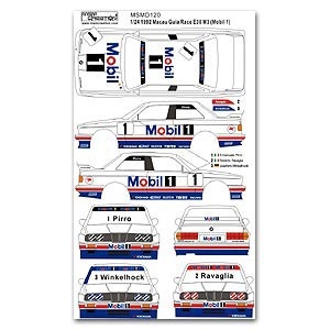 BMW E30 M3 1992 Macau Guia Race Winner "Mobil 1" 1/43 - MSM Creation