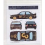 BMW M3 (E30) John Player Special ATCC 87' Chrome Gold Decal for Aoshima / Beemax - Decalpool