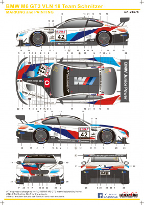 BMW M6 GT3 Team Schnitzer - SKDecals