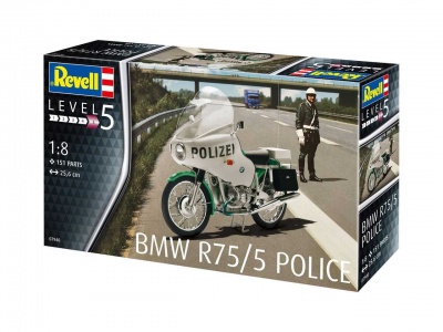 BMW R75/5 Police (1:8) Plastic Model Kit 7940 - Revell