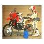 BMW R80 G/S Paris-Dakar 1985 / Pilot  Decals 1/12 - Blue Stuff