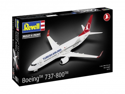 Boeing 737-800 "Turkish Airlines" (1:144) Plastic Model Kit letadlo 03772 - Revell