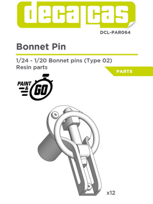 Bonnet Pin type 2 1/24 - Decalcas