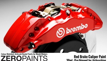 Brake Caliper Red Paint 30ml - Zero Paints