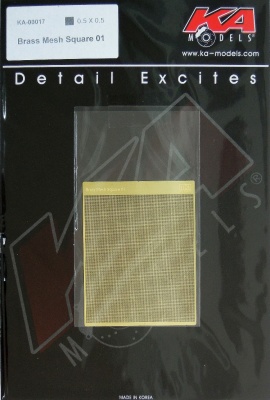 Brass Mesh Square 1:24 - KA-Models