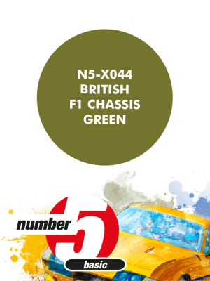 British F1 Chassis Green Paint for airbrush 30ml - Number Five