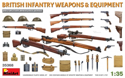 British Infantry Weapons & Equipment 1/35  - Miniart