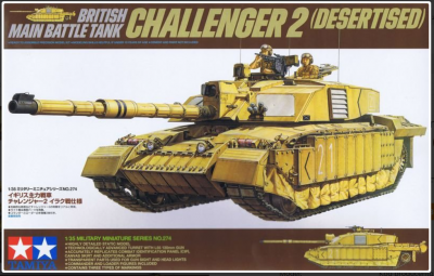 British Main Battle Tank Challenger 2 (Desertised) (1:35) - Tamiya