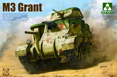 British Medium Tank M3 Grant 1:35 - Takom