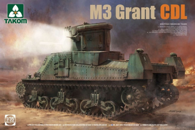 British Medium Tank M3 Grant CDL 1:35 - Takom