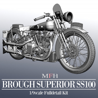Brough Superior SS100 Fulldetail Kit 1/9 - Model Factory Hiro