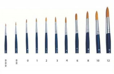 Brush Synthetic Round 51203 - kulatý syntetický štětec (velikost 0) - Italeri – kopie