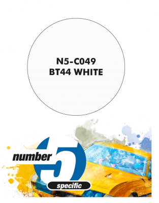 BT44 White  Paint for Airbrush 30 ml - Number 5