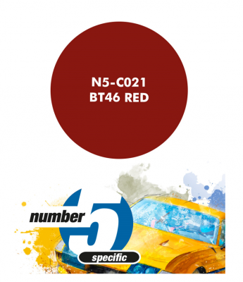 BT46 Red Paint for Airbrush 30 ml - Number 5