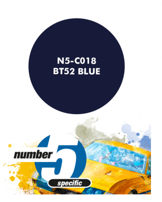 BT52 Blue Paint for Airbrush 30 ml - Number 5