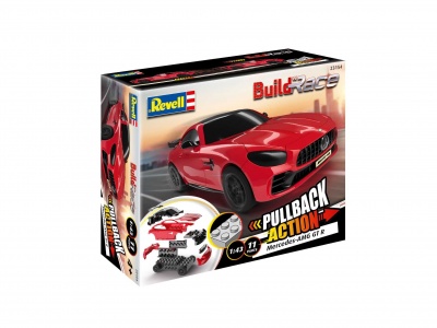 Build 'n Race auto 23154 - Mercedes-AMG GT R (červený) (1:43) - Revell