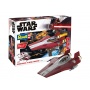 Build & Play SW 06770 - Resistance A-wing Fighter, red (světelné a zvukové efekty) (1:44) - Revell