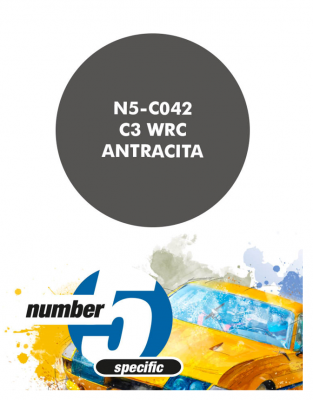 C3 WRC Antracita Paint for Airbrush 30 ml - Number 5