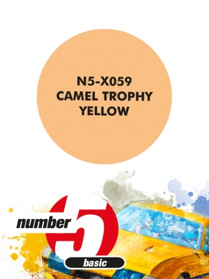 Camel Trophy Yellow Paint for airbrush 30ml - Number Five