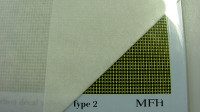 Carbon Decal Kevlar 2 - Model Factory Hiro