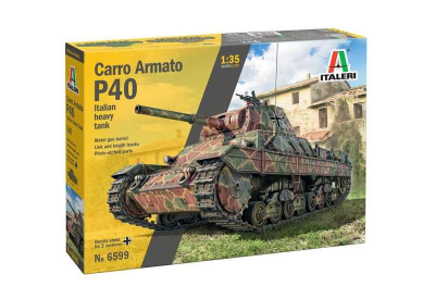 CARRO ARMATO P 40 (1:35) Model Kit tank PRM edice 6599 - Italeri