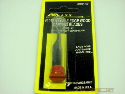 Čepel #107 řezbářská, zahnutá s vnějším ostřím - Blades #107 Reverse Edge Wood Carving - MAXX