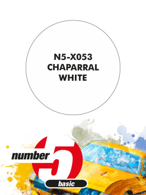 Chaparral White Paint for airbrush 30ml - Number Five