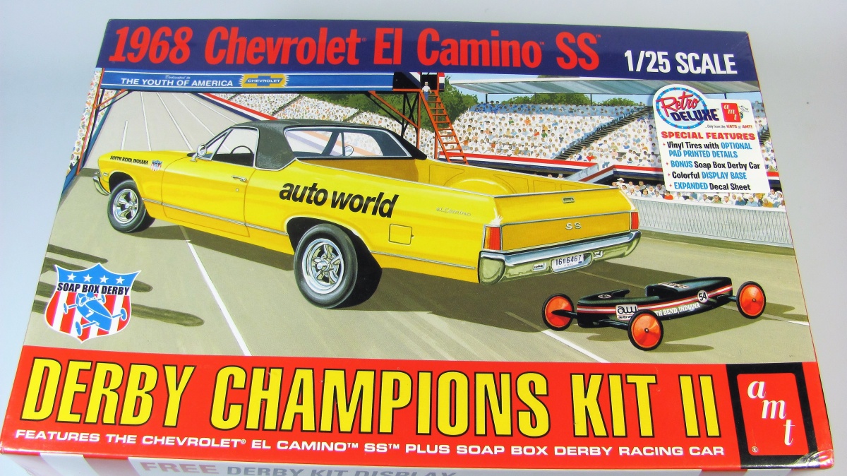 AMT 1018-1 25 Scale 1968 Chevrolet El Camino SS Derby Champs for sale online 