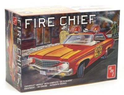CHEVY IMPALA FIRE CHIEF 1:25 SCALE MODEL KIT - AMT