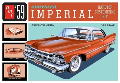 CHRYSLER IMPERIAL 1959 1:25 SCALE MODEL KIT - AMT