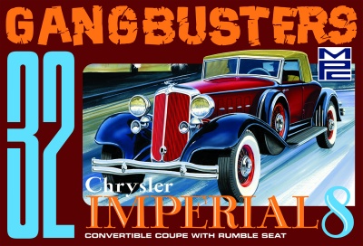 CHRYSLER IMPERIAL "GANGBUSTERS" 1932 1:25 SCALE MODEL KIT - MPC