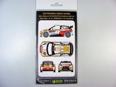 Citroen DS3 WRC Rally Monte Carlo 2014 K.Meeke, M.Ostberg - MF-Zone