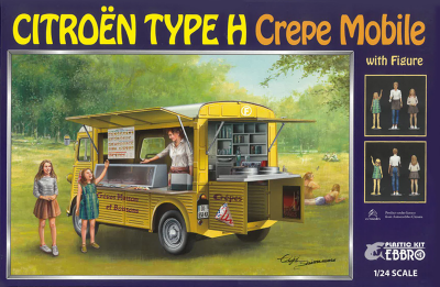 Citroën Type H Crepe Mobile With Figure - Ebbro