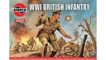 Classic Kit VINTAGE figurky A00727V - WW1 British Infantry (1:76)