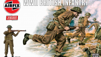 Classic Kit VINTAGE figurky - WWII British Infantry (1:32) - Airfix