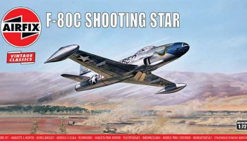 Classic Kit VINTAGE letadlo A02043V - Lockheed F-80C Shooting Star (1:72) - Airfix