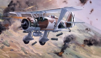 Classic Kit VINTAGE letadlo A02051V - Henschel Hs123A-1 (1:72)