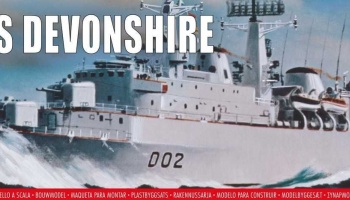 Classic Kit VINTAGE loď A03202V - HMS Devonshire (1:600) - Airfix