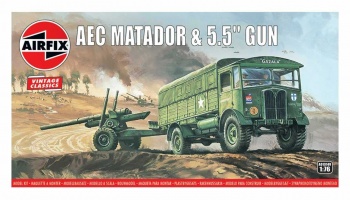 Classic Kit VINTAGE military A01314V - AEC Matador & 5.5" Gun (1:76)