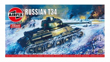 Classic Kit VINTAGE tank A01316V - Russian T34 Medium Tank (1:76)