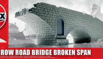 Classic Kit budova A75012 - Narrow Road Bridge Broken Span (1:72)