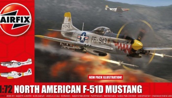 Classic Kit letadlo A02047A - North American F-51D Mustang (1:72) - Airfix