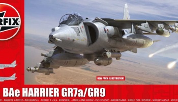 Classic Kit letadlo A04050A - BAE Harrier GR9 (1:72) - Airfix