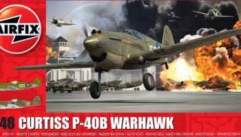 Curtiss P-40B Warhawk 1:48 Classic Kit letadlo A05130A - Airfix