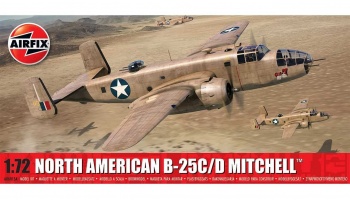 North American B-25C/D Mitchell (1:72) Classic Kit letadlo A06015A - Airfix