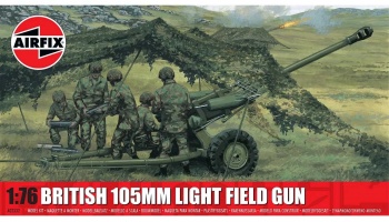 Classic Kit military A02332 - British 105mm Light Field Gun (1:76) - Airfix